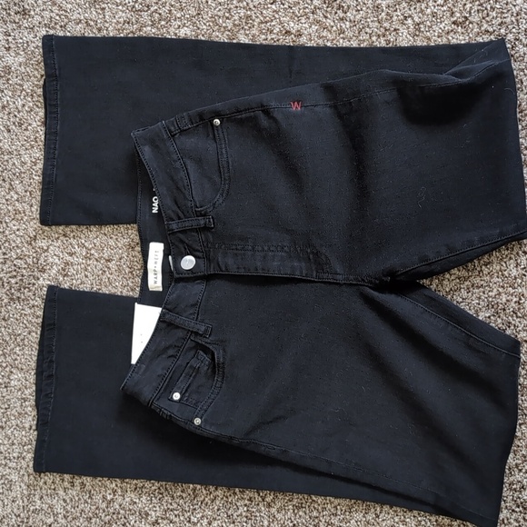 NEW Warp + Weft Nanchong High Rise Boot Cut Jeans Size 26 NEW - Picture 2 of 12